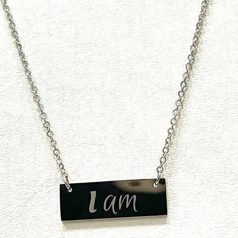 "I am" | “ Spoken For” | Reversible Necklace